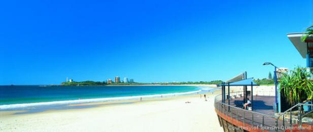 Beach at Mooloolaba Sunshine Coast Queensland